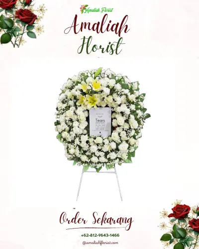 Krans Bunga Duka Cita di Cibatok Ii